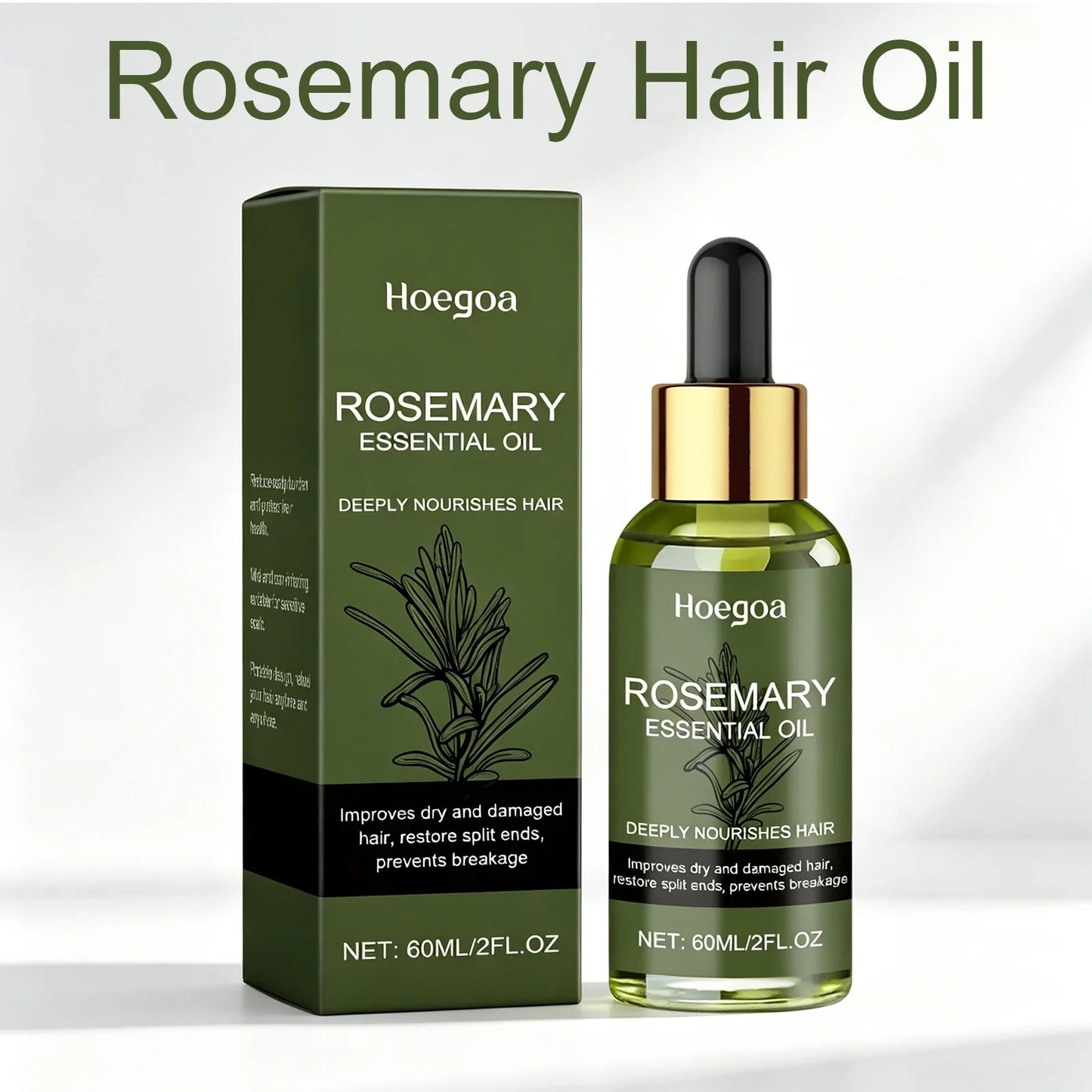 Rosemary Hair Oil Essential Strengthening Nourishing