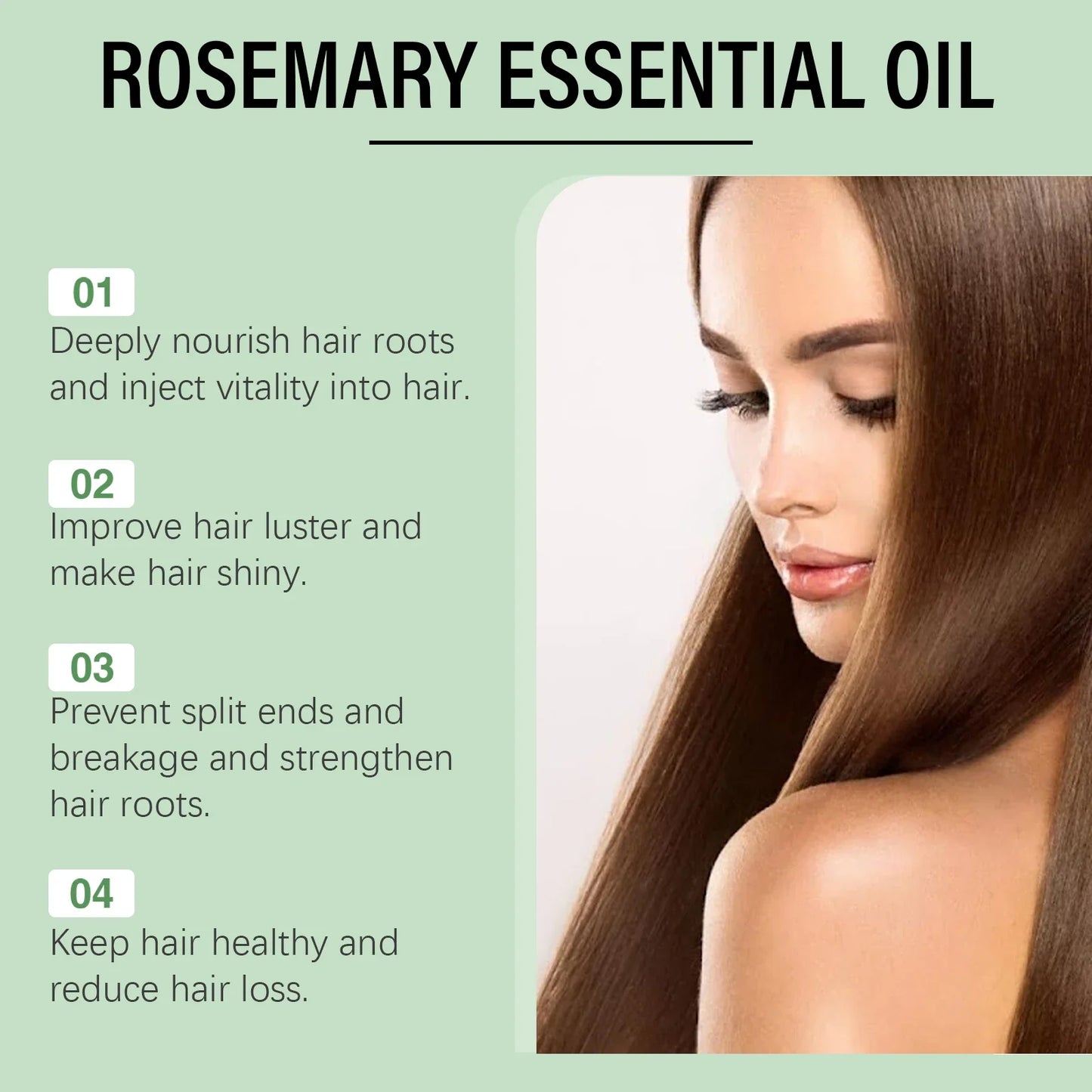 Rosemary Hair Oil Essential Strengthening Nourishing