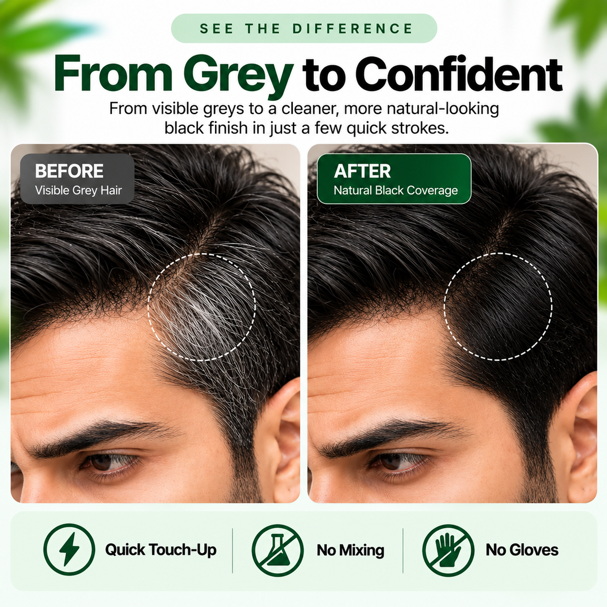 Instant Root Touch-Up Comb Stick
