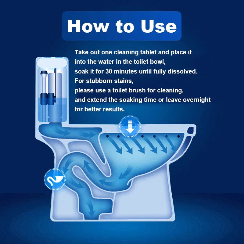 Toilet Cleaning Tablet Toilet Deodorizer Bathroom Cleaner Tablet